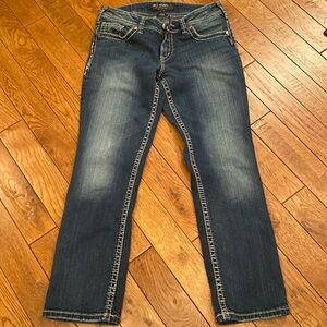 Women’s Silver Jeans Suki Capri, 28W x 25L